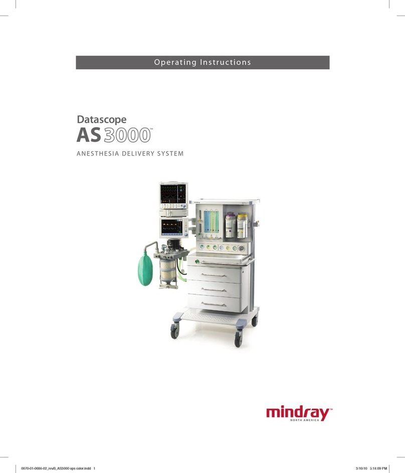 Mindray Datascope AS 3000 User manual