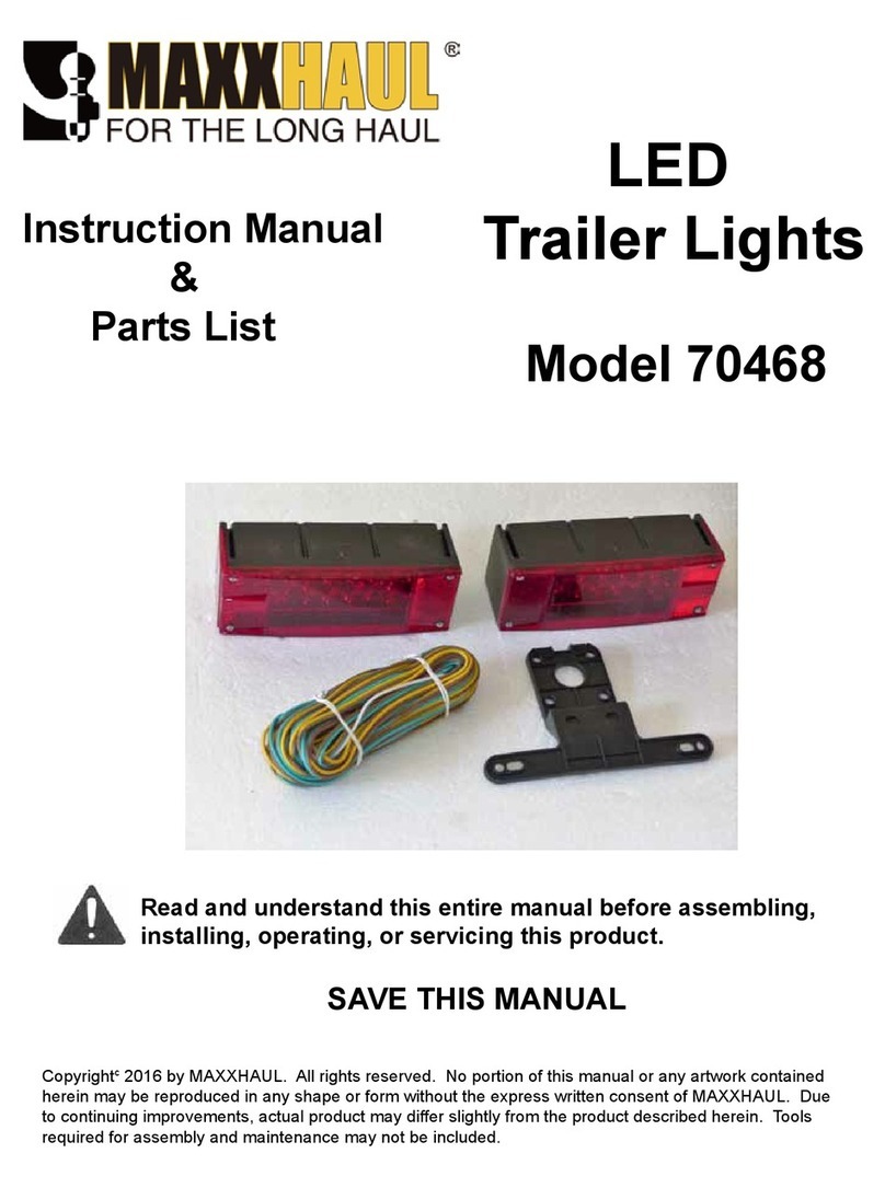 Maxxhaul 70468 Instruction manual & parts list