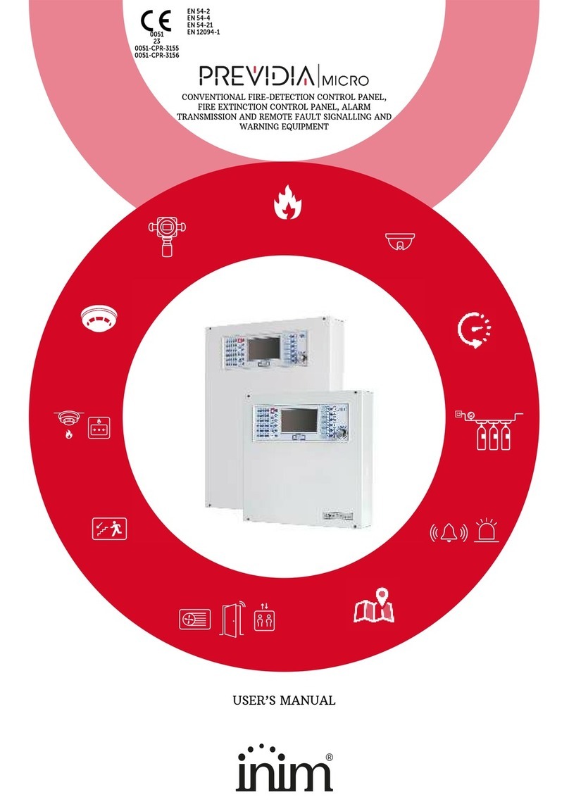 INIM PREVIDIA MICRO user manual