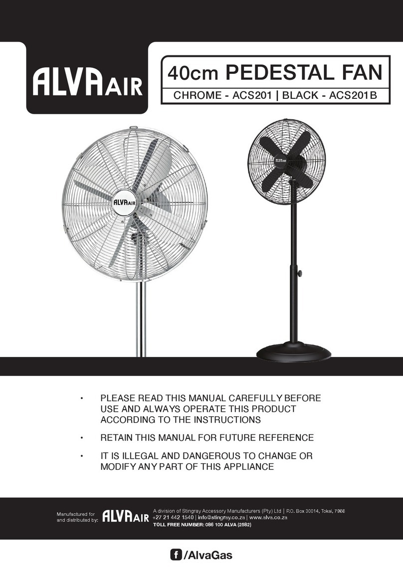 Stingray ALVA Air ACS201 manual