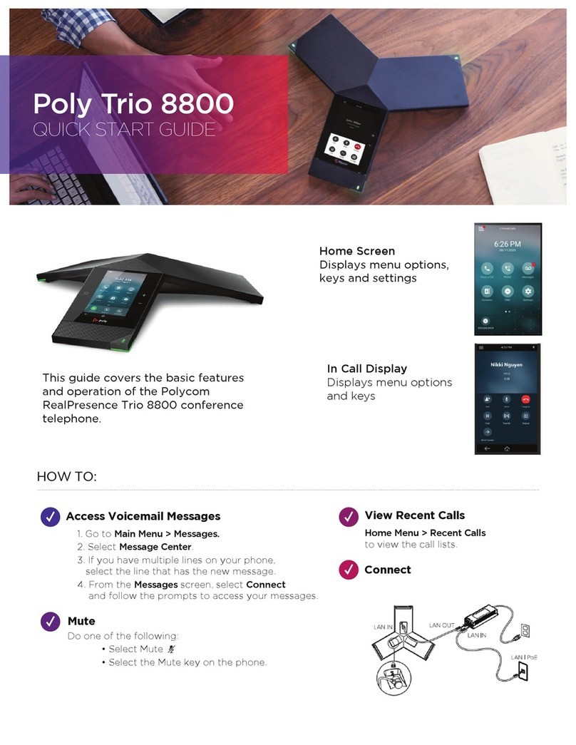 Astound Poly Trio 8800 quick start guide