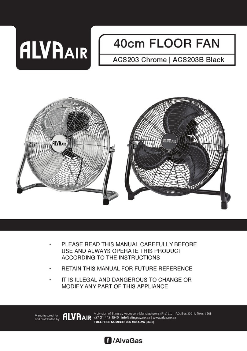 Stingray ALVA Air ACS203 manual