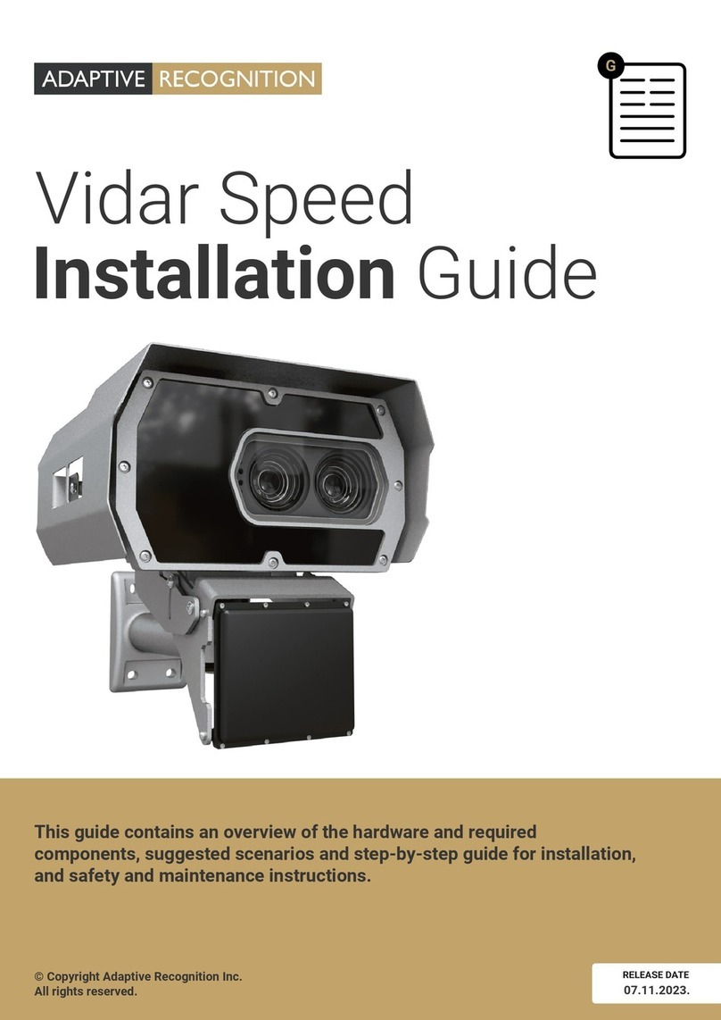 Adaptive Recognition Vidar Speed installation guide