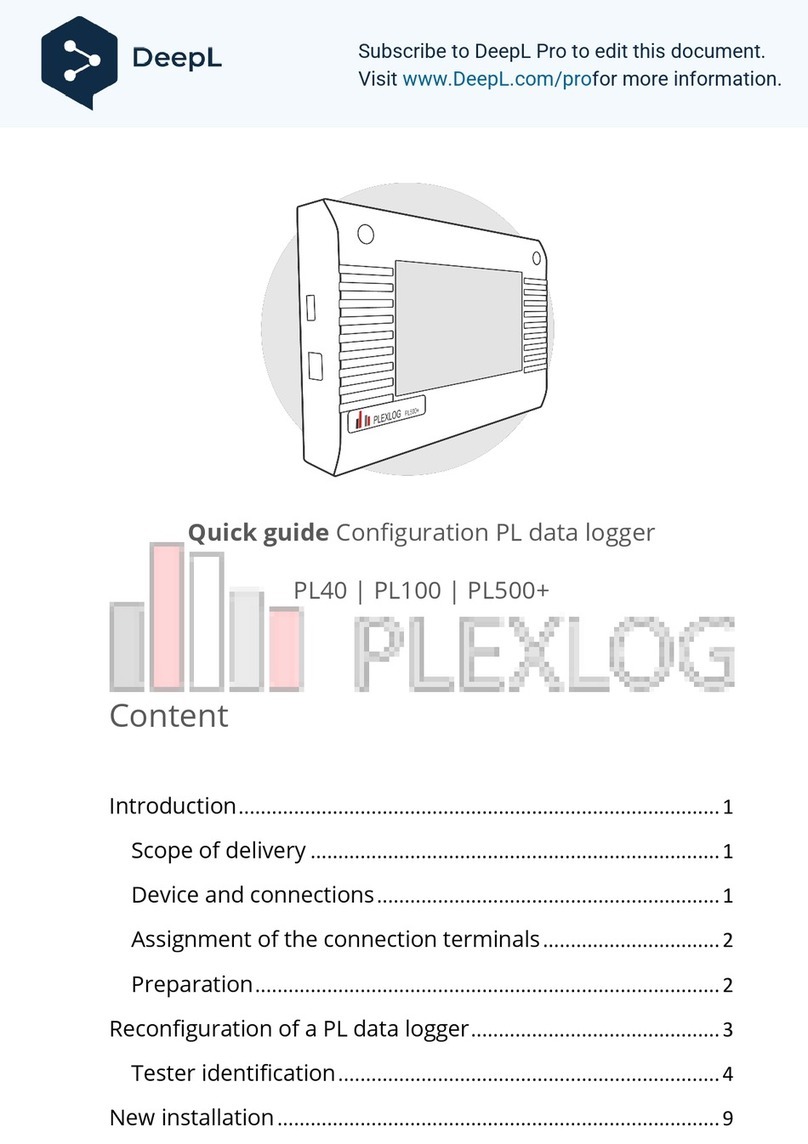 PLEXLOG PL40 quick guide
