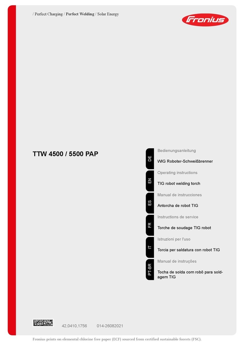 FRO­NIUS TTW 4500 PAP instructions