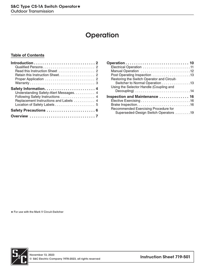 S&C CS-1A manual