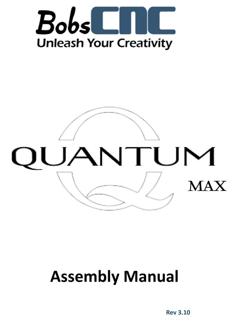BobsCNC QUANTUM MAX User manual