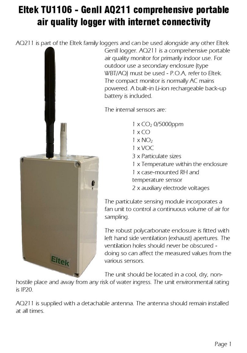 Eltek GenII AQ211 manual