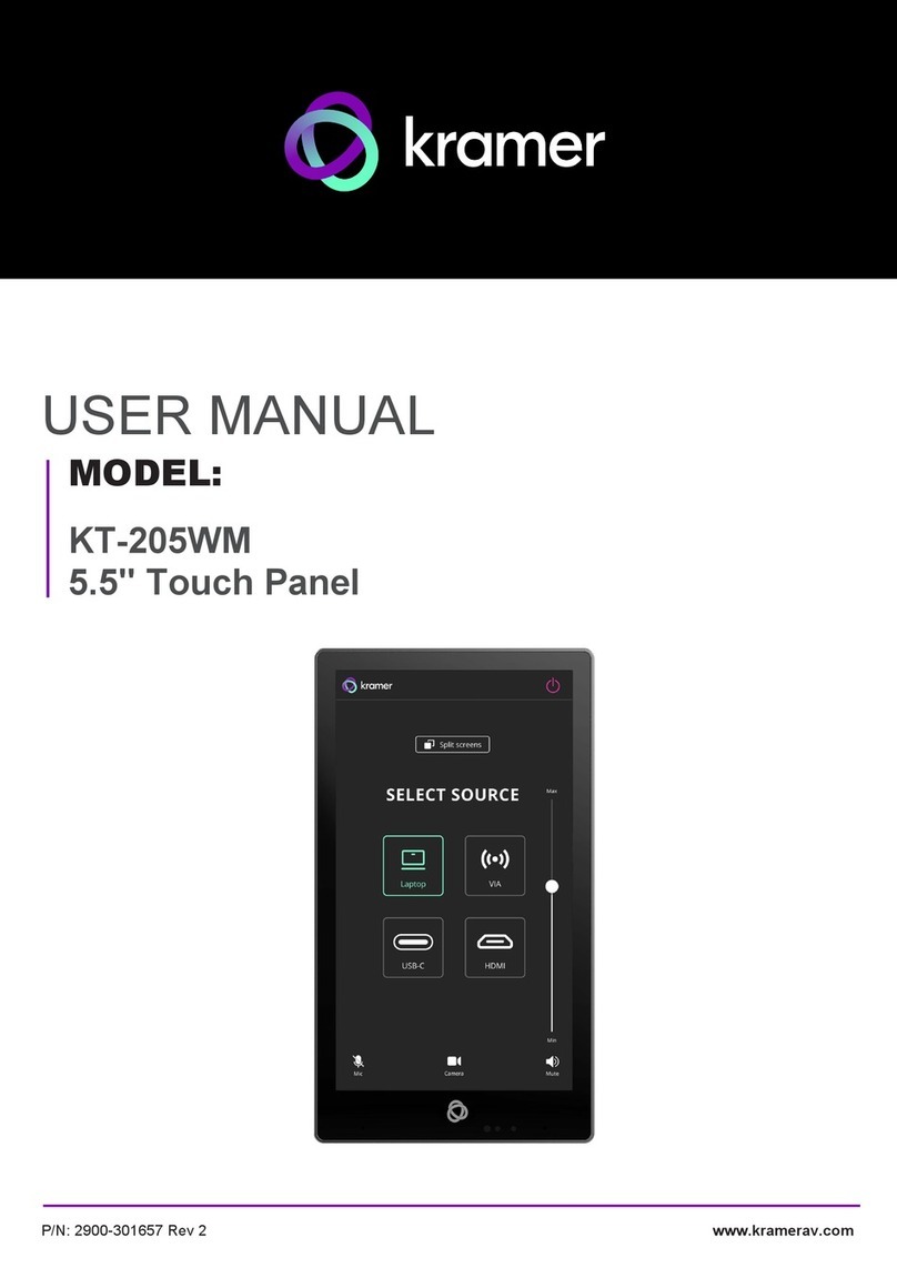 Kramer KT-205WM User manual