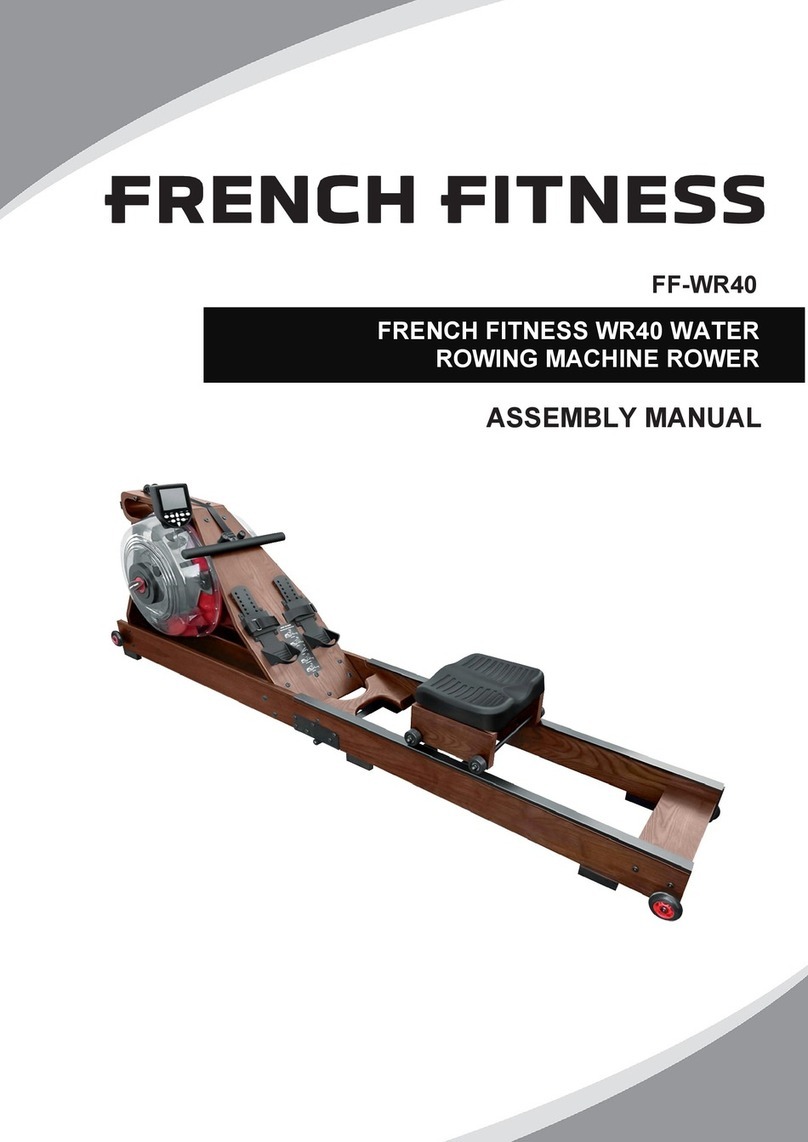 FRENCH FITNESS WR40 Assembly manual