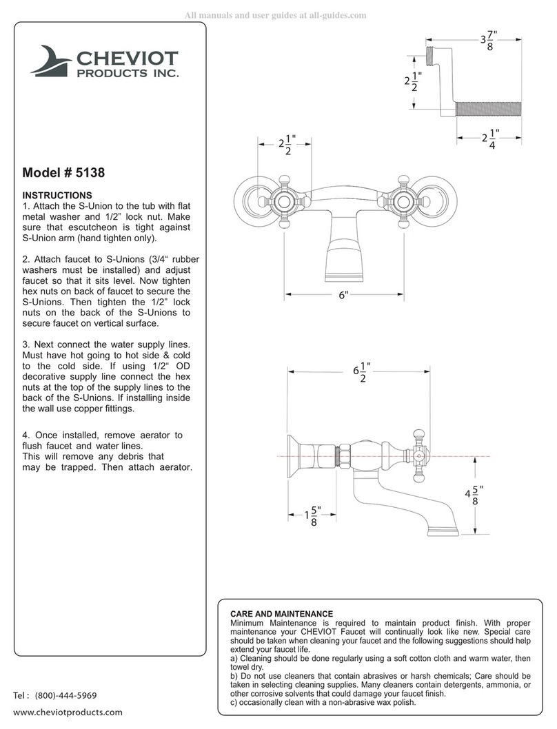 Cheviot 5138 manual Cheviot 5138 manual