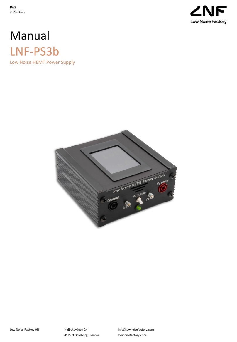 Low Noise Factory LNF-PS3b manual Low Noise Factory LNF-PS3b manual
