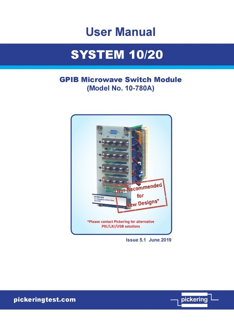 Pickering 10-780A User manual Pickering 10-780A User manual