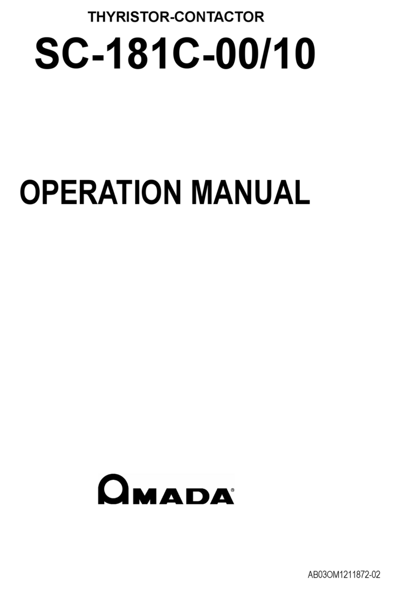 Amada SC-181C-00 Operation manual