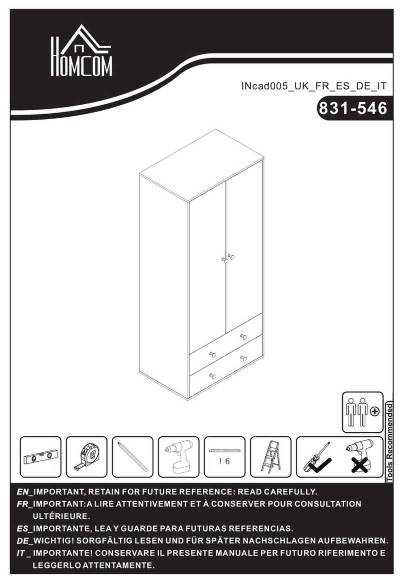 HOMCOM 831-546 User manual HOMCOM 831-546 User manual