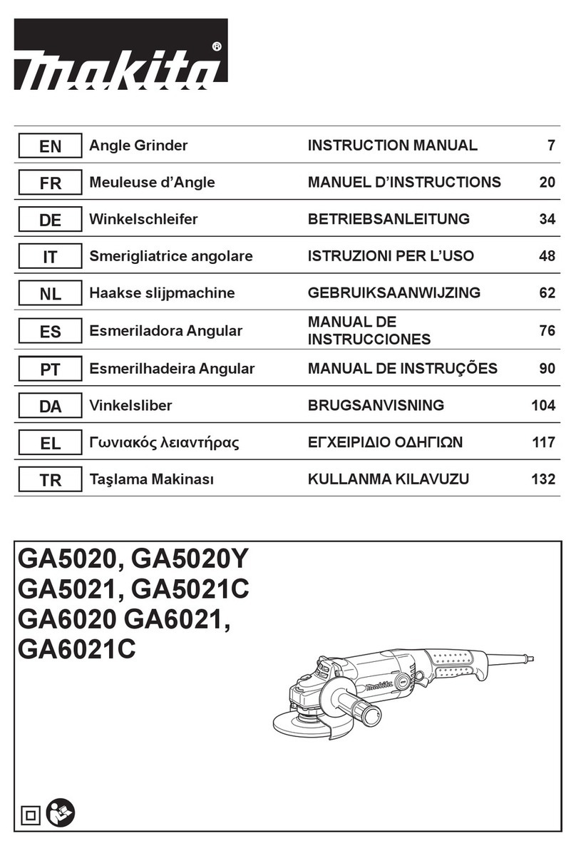 Makita GA5020 instruction manual