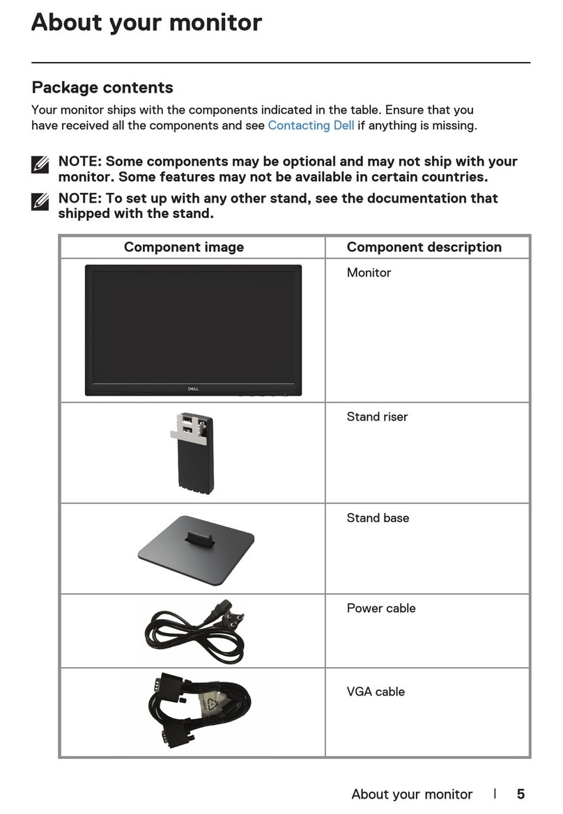 Dell D2020H User manual