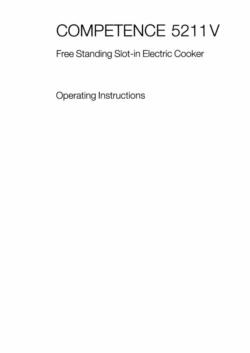 AEG Competence 5211 V User manual