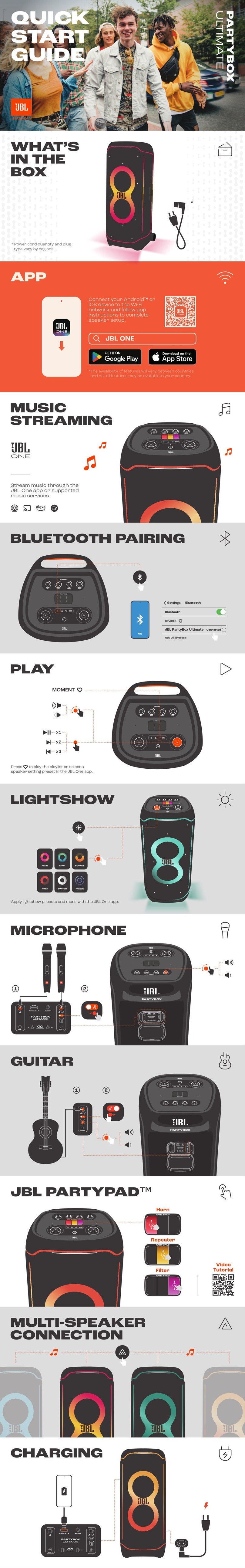 Harman JBL PartyBox Ultimate User manual