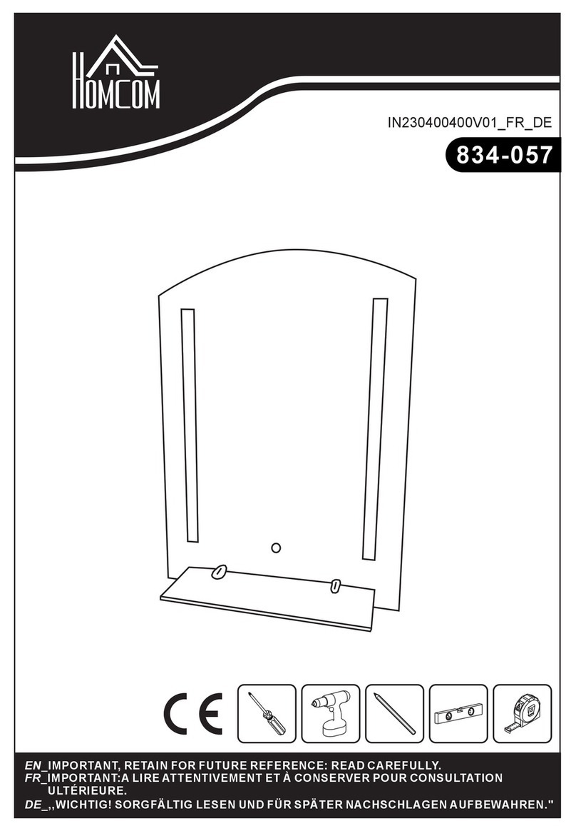 HOMCOM 834-057 User manual HOMCOM 834-057 User manual