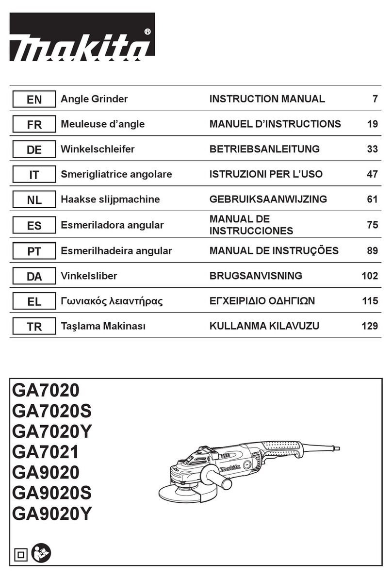 Makita GA7020 instruction manual