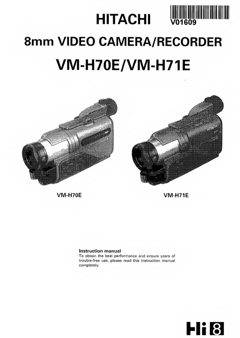 Hitachi Hi8 VM-H70E instruction manual