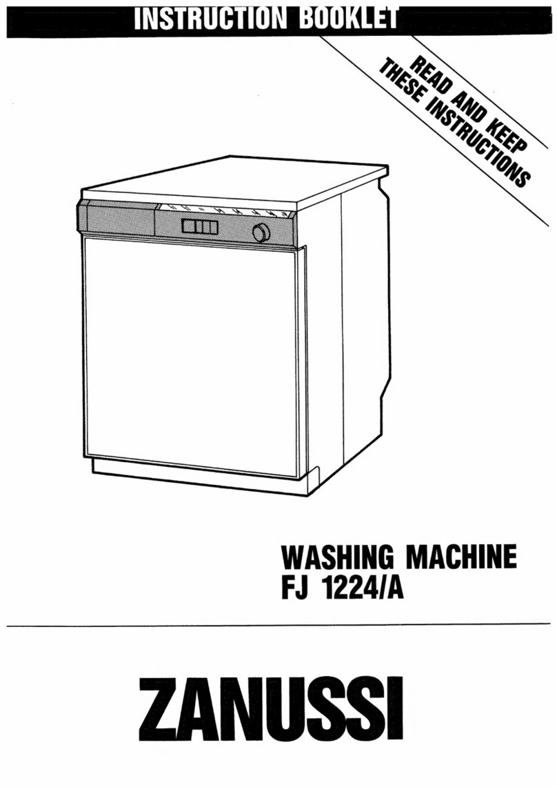 Zanussi FJ1224/A Instruction booklet Zanussi FJ1224/A Instruction booklet