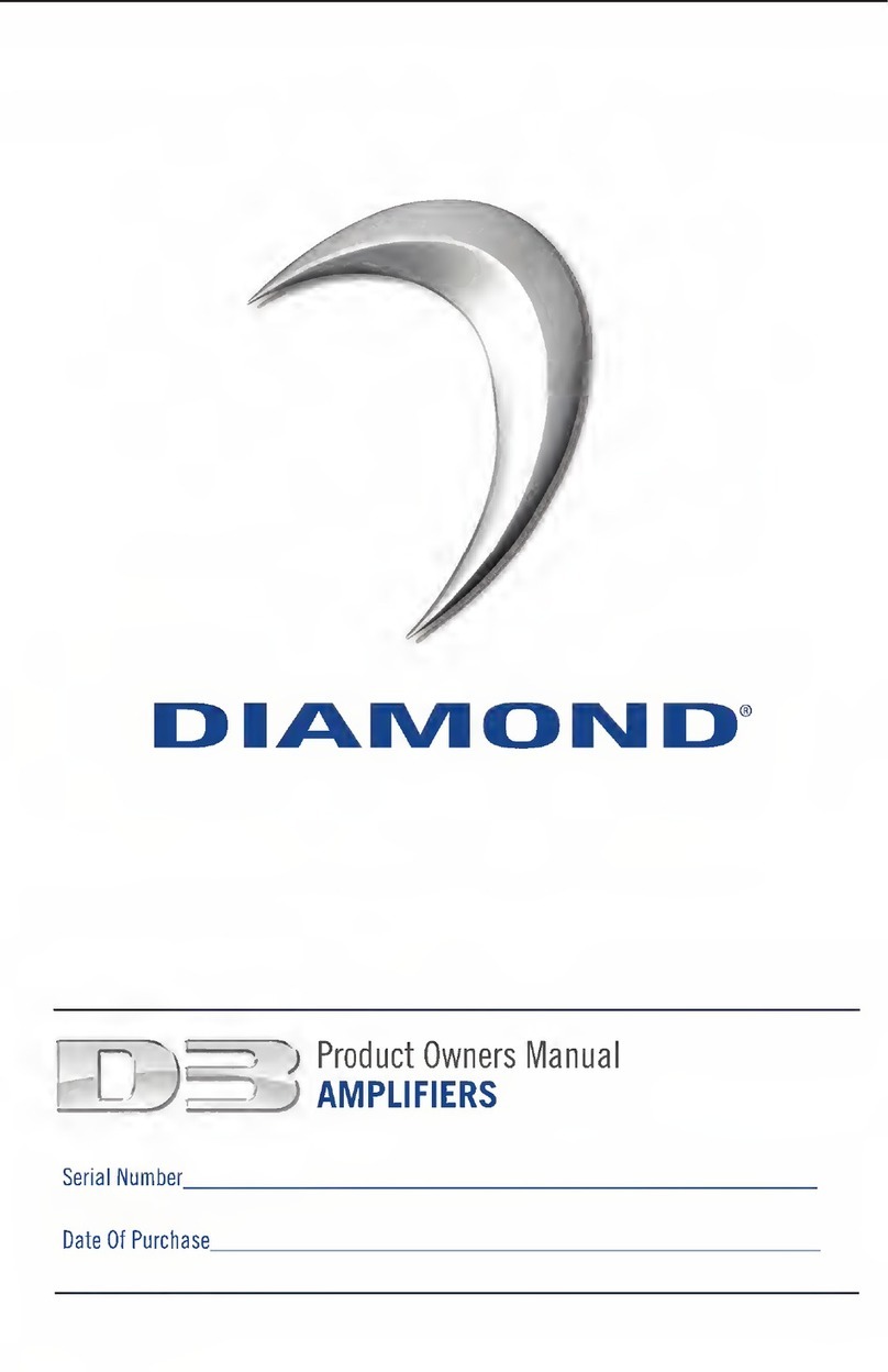 Diamond D3 User manual