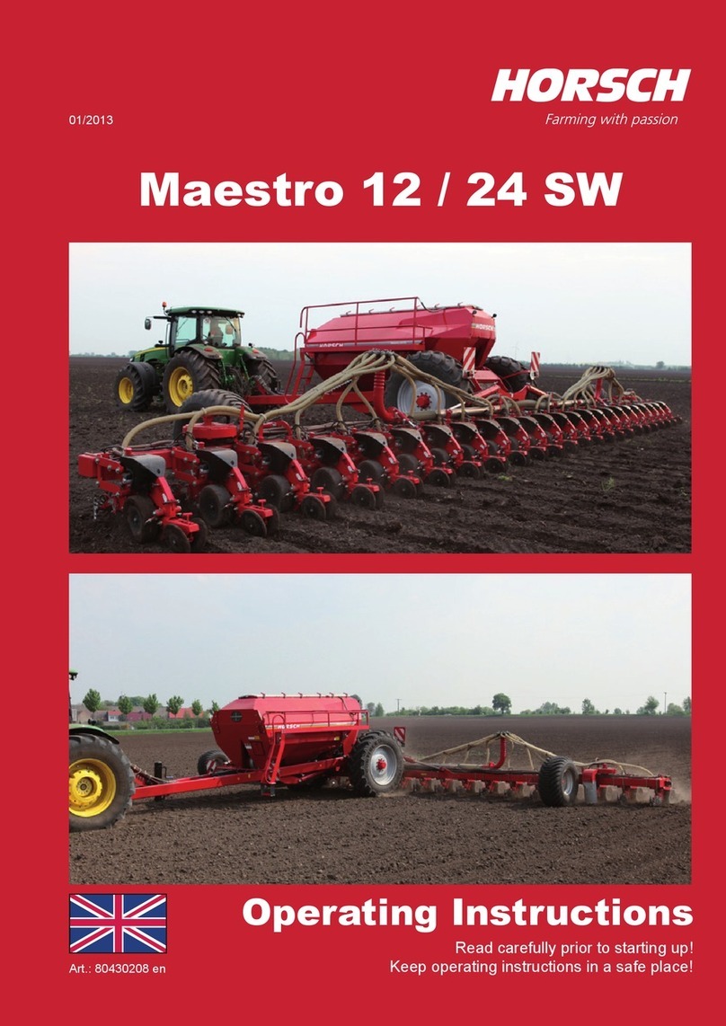 horsch Maestro 12 SW User manual
