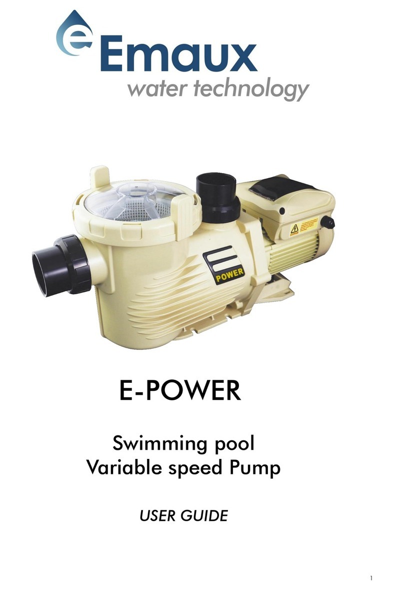 emaux E-POWER EPV150 user guide emaux E-POWER EPV150 user guide