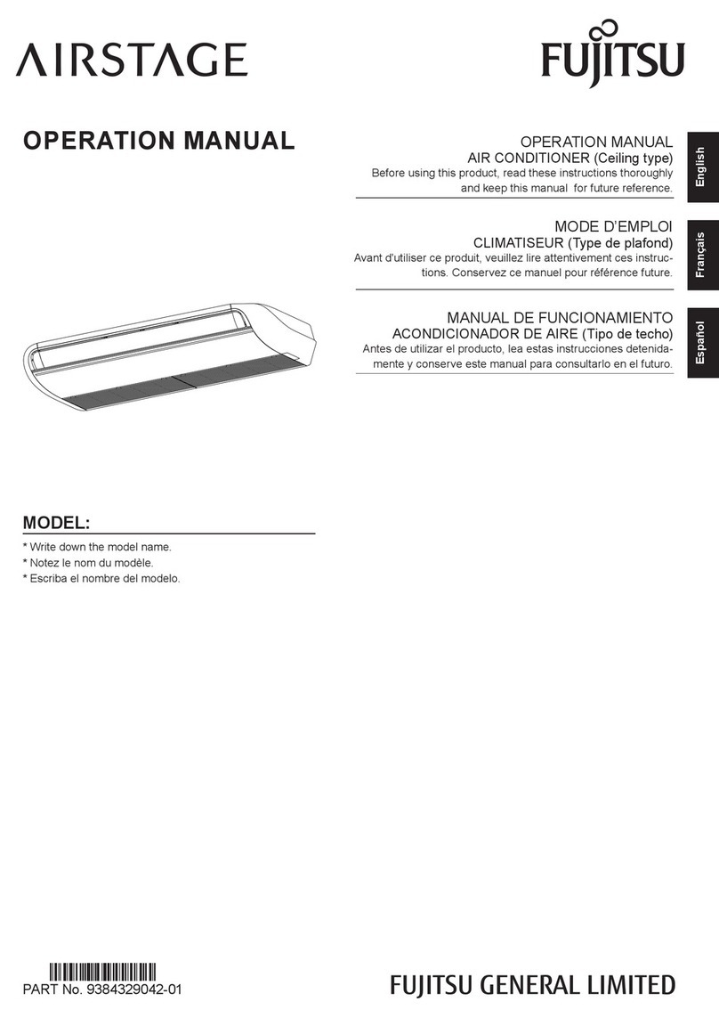 Fujitsu AIRSTAGE User manual