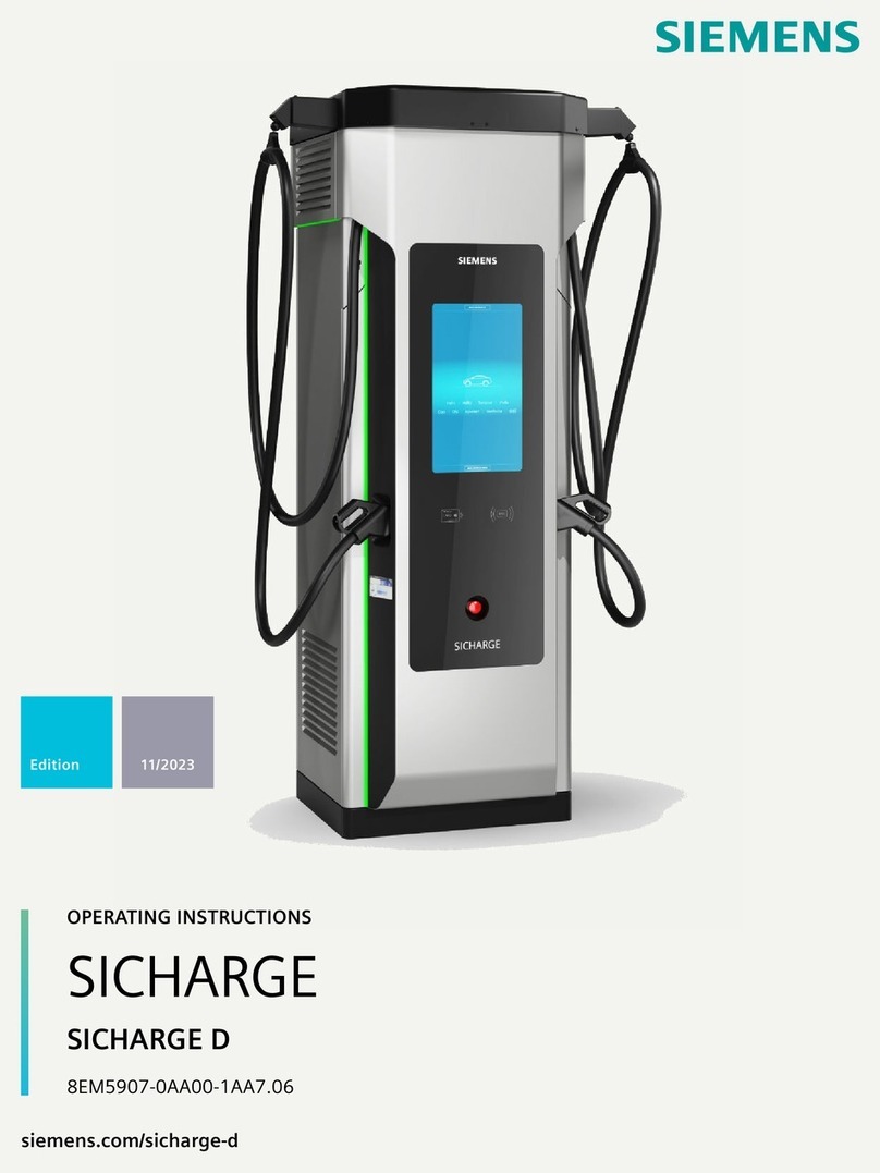 Siemens SICHARGE D operating instructions