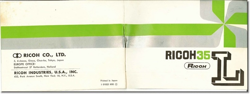 Ricoh 35 User manual