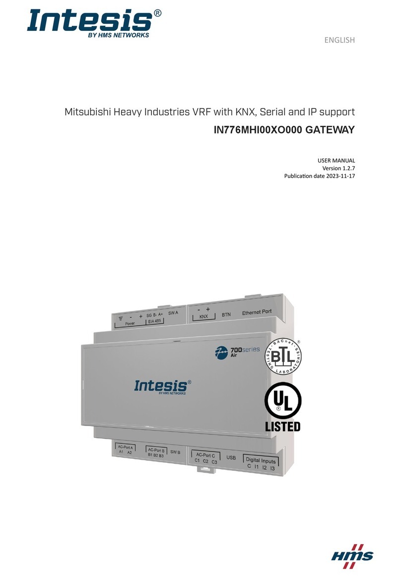HMS Networks Intesis IN776MHI00 O000 Series User manual