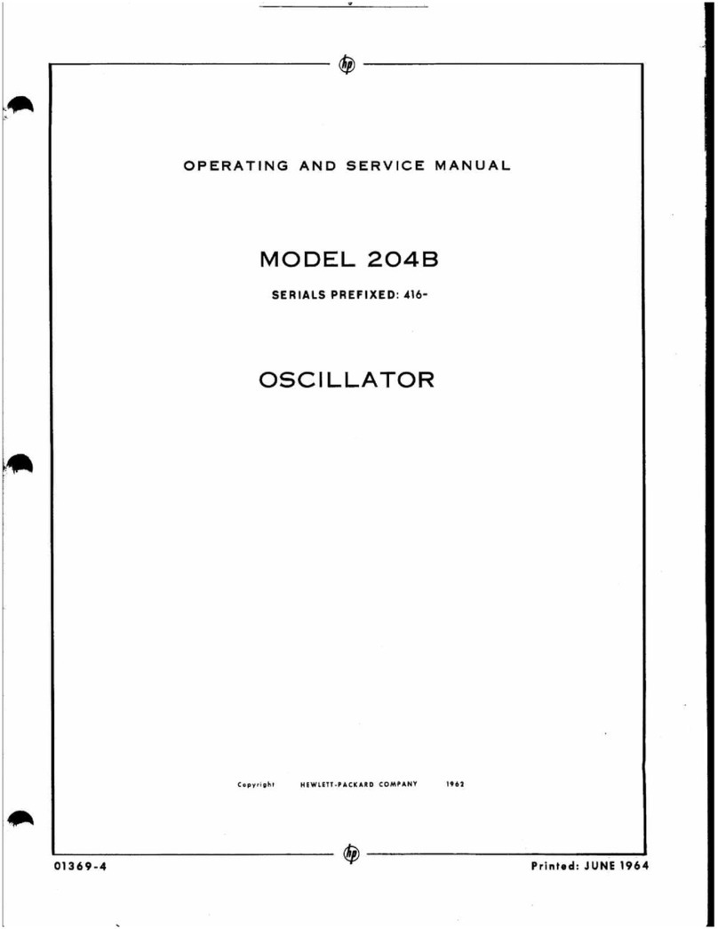 HP 204B Service manual