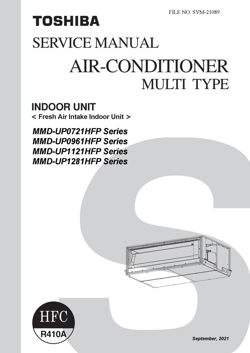 Toshiba MMD-UP0721HFP Series User manual