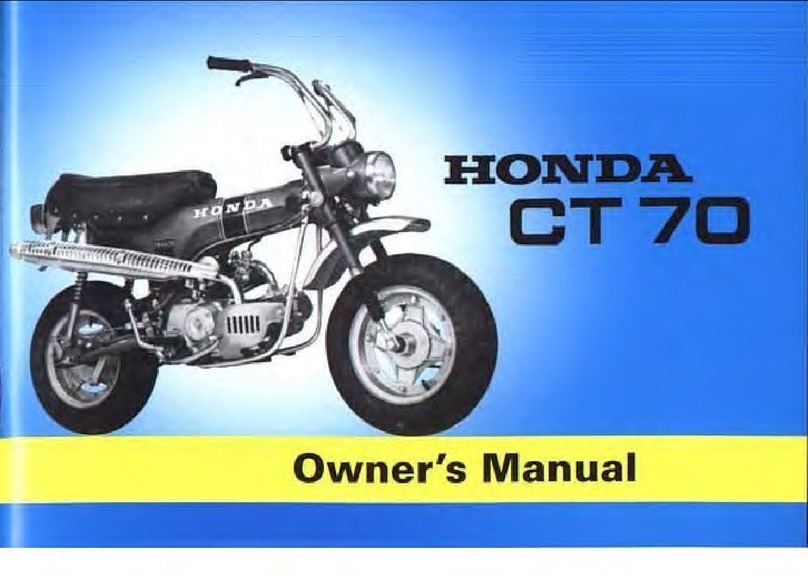 Honda CT 70 1970 owner's manual