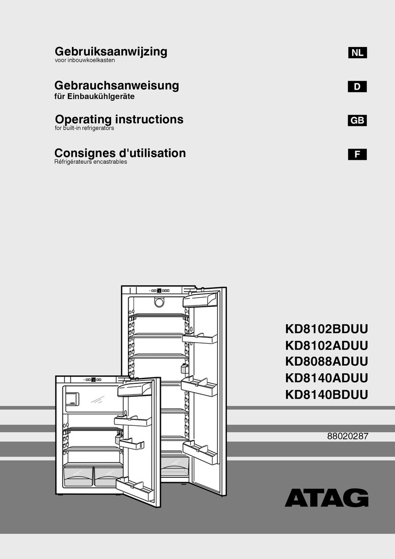 Atag KD8102BDUU User manual
