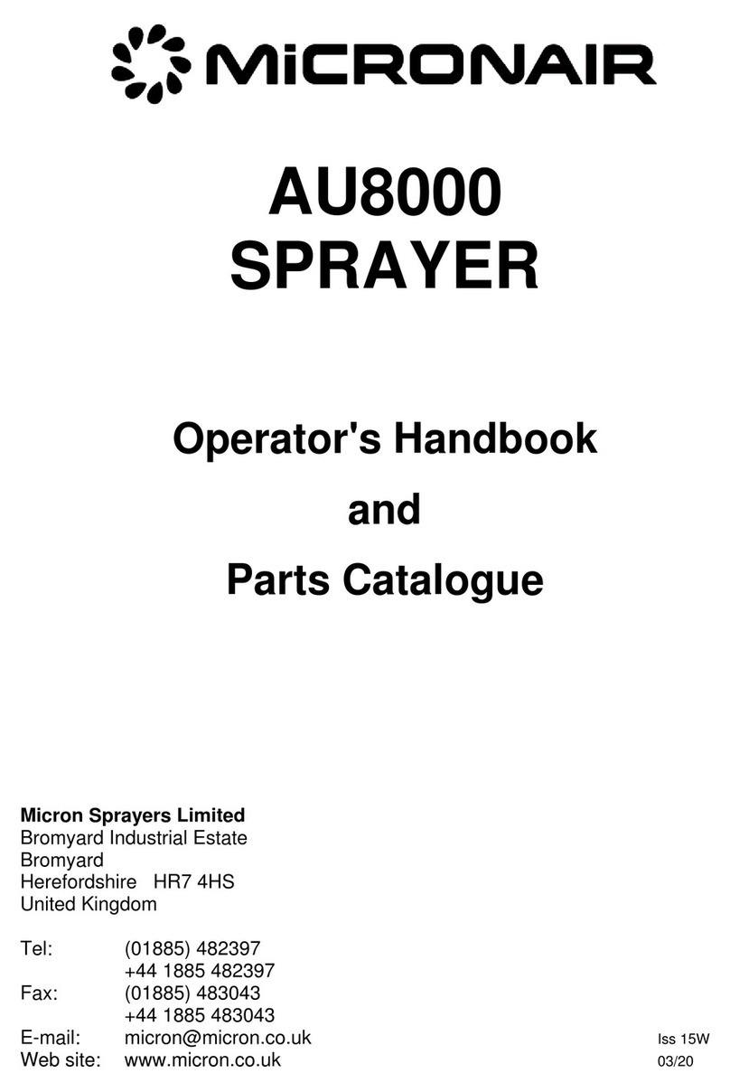 micronAir AU8000 Operator's manual