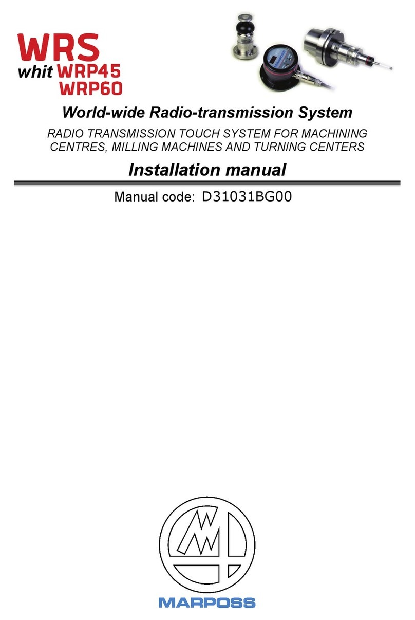 marposs WRP45 installation manual