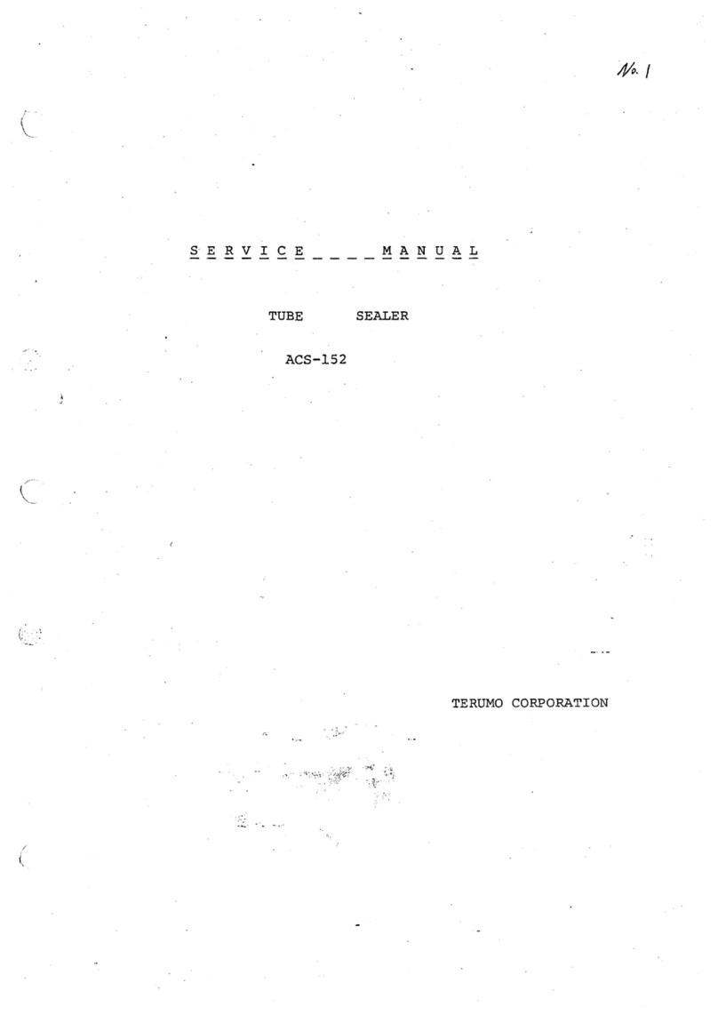 Terumo ACS-152 Service manual