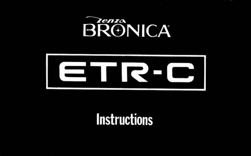 Zenza Bronica ETRC User manual