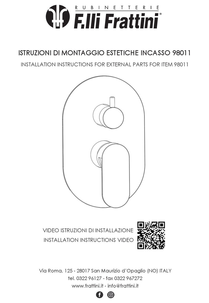 F.lli Frattini 98011 installation instructions