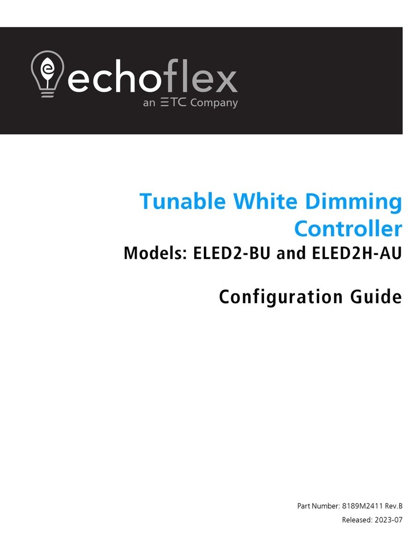 ETC Echoflex ELED2-BU Configuration guide