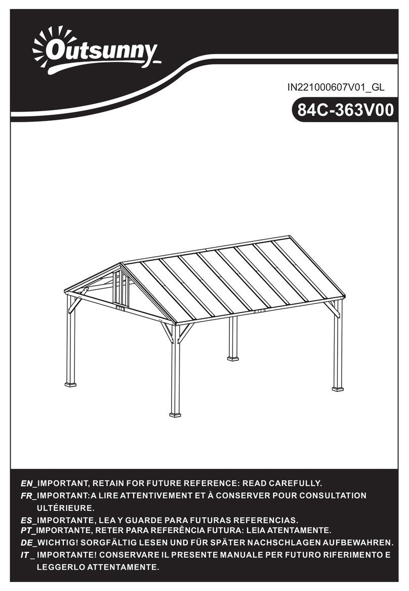 Outsunny 84C-363V00 manual Outsunny 84C-363V00 manual