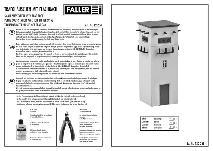 Faller 120268 User manual