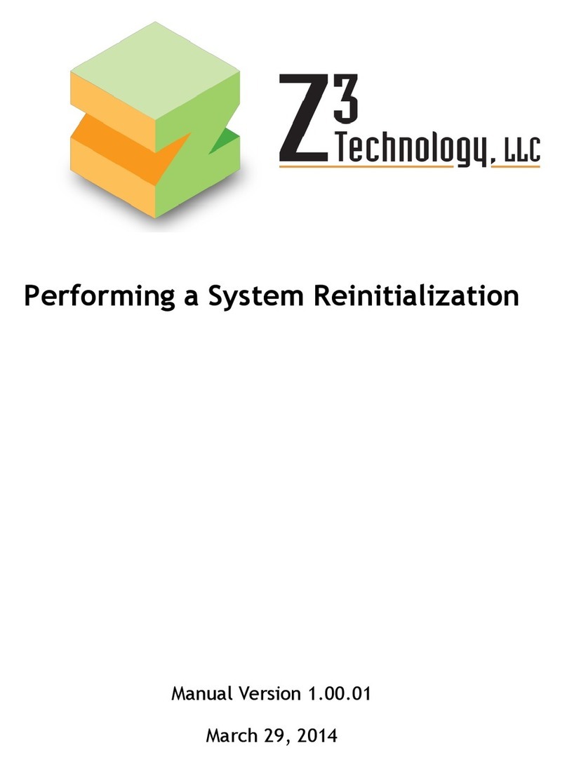Z3 Technology Zeus User manual