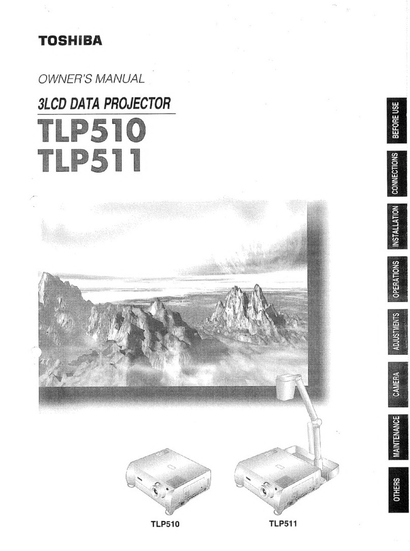 Toshiba TLP510 User manual