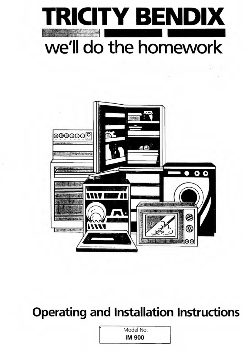 Tricity Bendix im900 User manual
