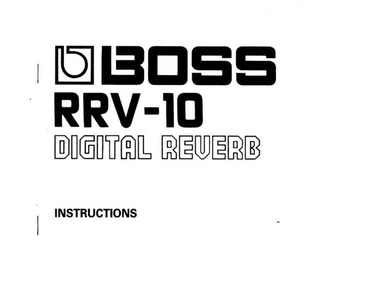 Boss Audio Systems RRV-10 User manual Boss Audio Systems RRV-10 User manual